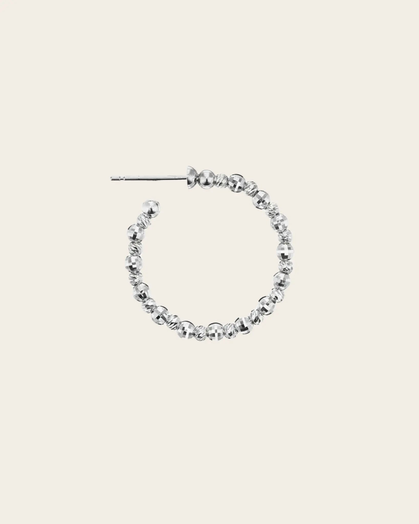 Limitless Small Hoop Earrings Limitless Small Hoop Earrings Platinum Born Platinum Born  Squash Blossom Vail