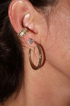 Diamond Hoop Earrings Diamond Hoop Earrings Alex Sepkus Alex Sepkus  Squash Blossom Vail