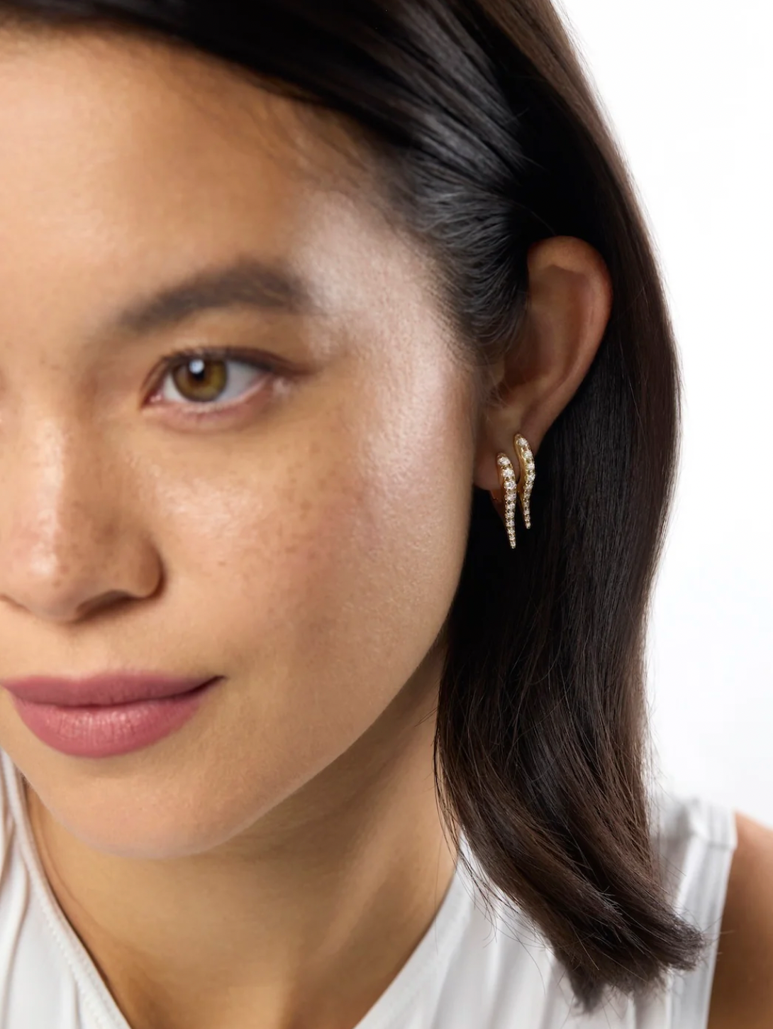 Lola Needle Earring Mini Lola Needle Earring Mini Melissa Kaye Melissa Kaye  Squash Blossom Vail
