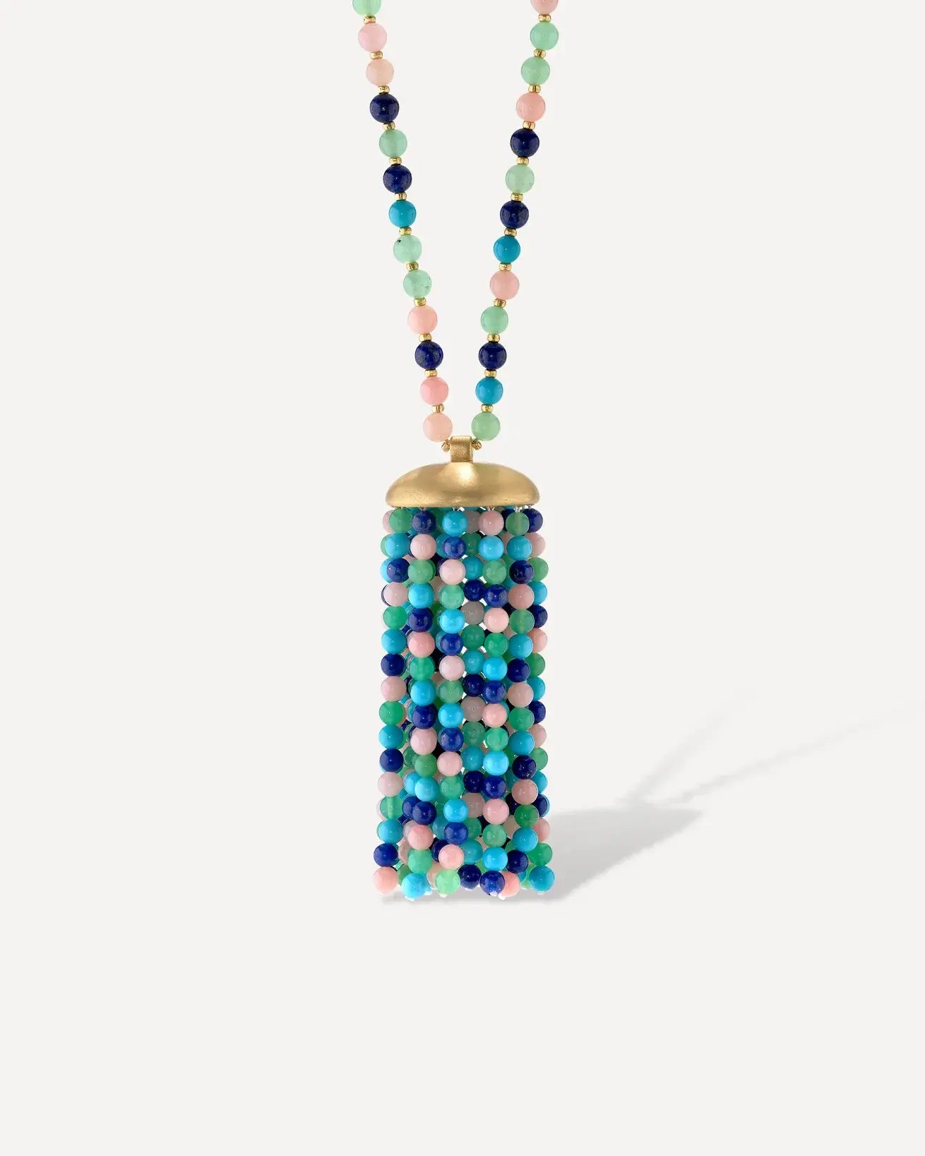 Long Tassel Necklace Long Tassel Necklace Irene Neuwirth Irene Neuwirth  Squash Blossom Vail