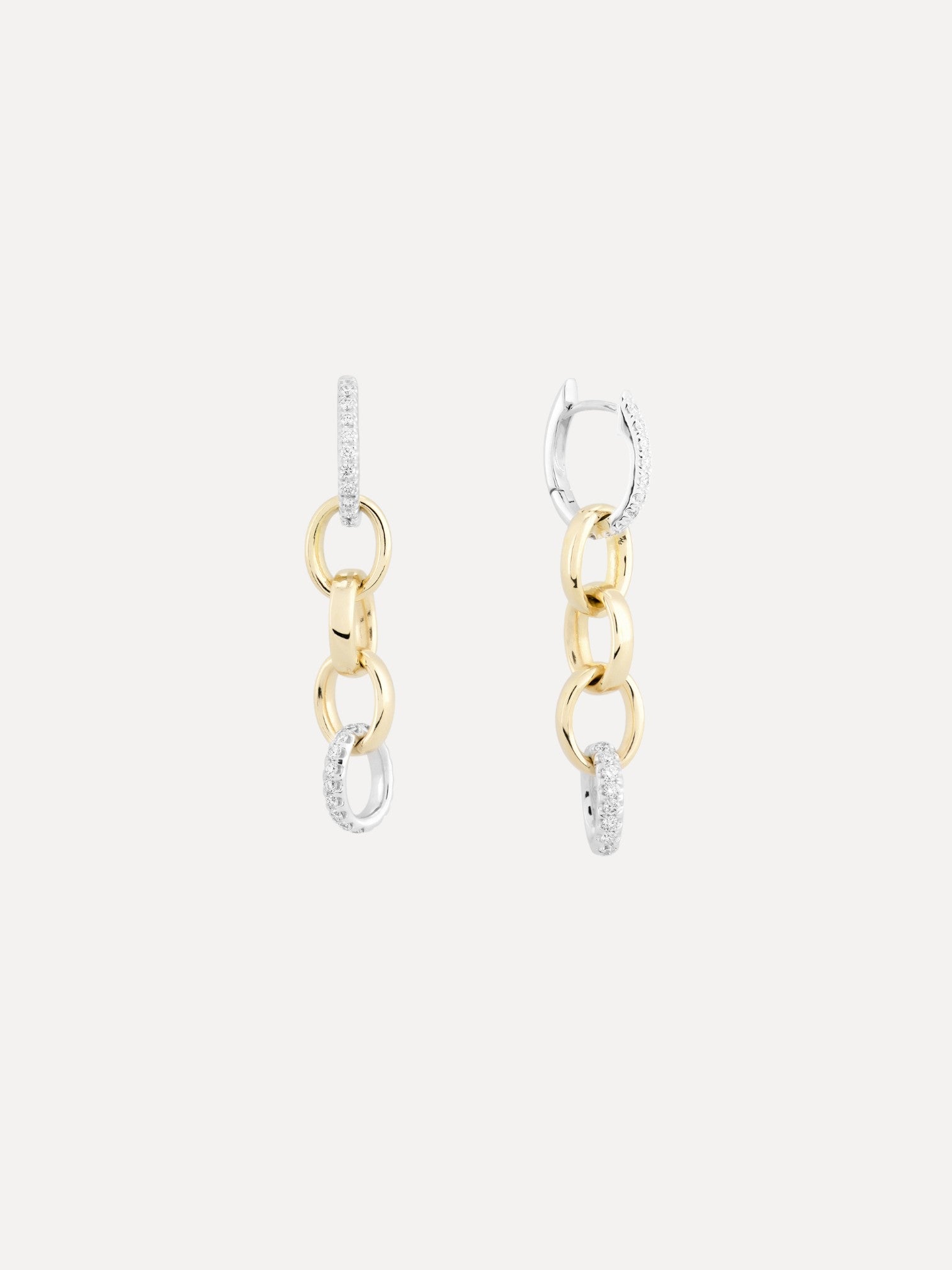 Huggies with Chain Dangles Huggies with Chain Dangles Piero Milano Piero Milano  Squash Blossom Vail