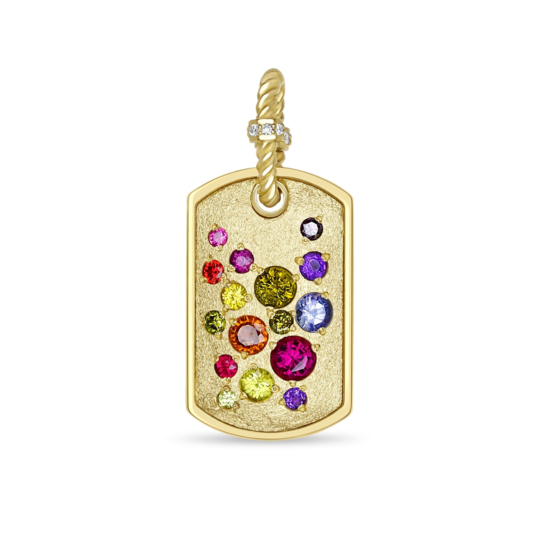 MEDIUM TAG GOLD RUBY MEDIUM TAG GOLD RUBY Miles McNeel Miles McNeel  Squash Blossom Vail