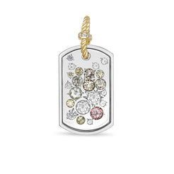 MEDIUM TAG GOLD SAPPHIRES AND DIAMONDS DIAS BAIL MEDIUM TAG GOLD SAPPHIRES AND DIAMONDS DIAS BAIL Miles McNeel Miles McNeel  Squash Blossom Vail