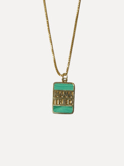 Mama Tried Pendant Mama Tried Pendant established jewelry established jewelry  Squash Blossom Vail