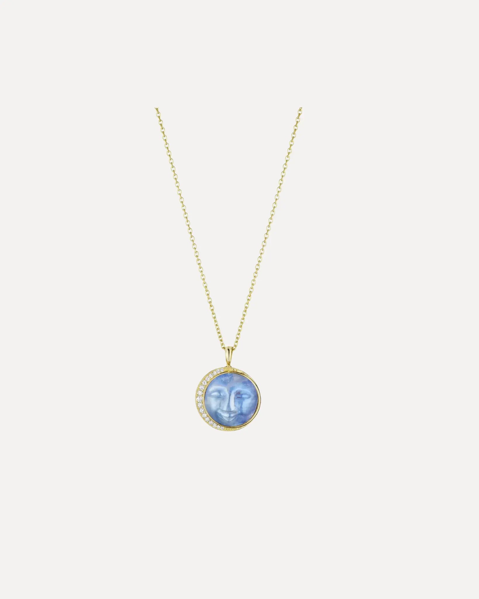 Man In The Moon Pendant and Chain Man In The Moon Pendant and Chain Penny Preville Penny Preville  Squash Blossom Vail