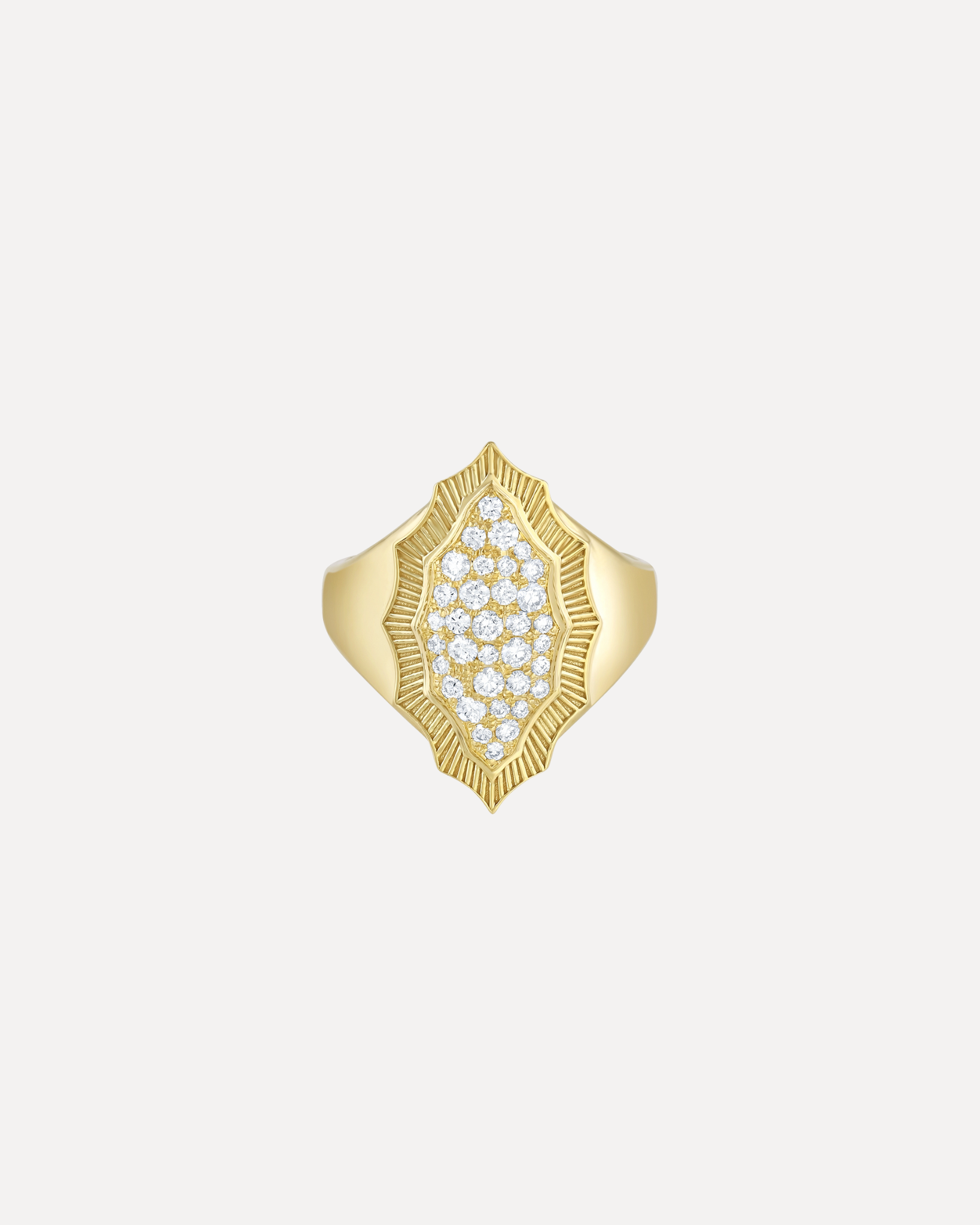 Mandorla Pave Ring Mandorla Pave Ring Meredith Young Meredith Young  Squash Blossom Vail