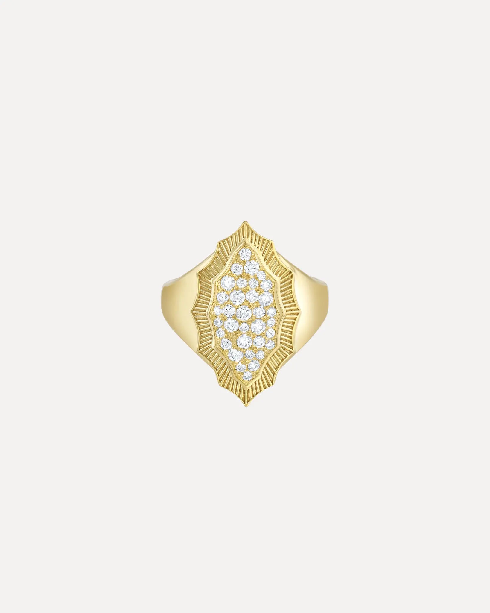 Mandorla Pave Ring Mandorla Pave Ring Meredith Young Meredith Young  Squash Blossom Vail