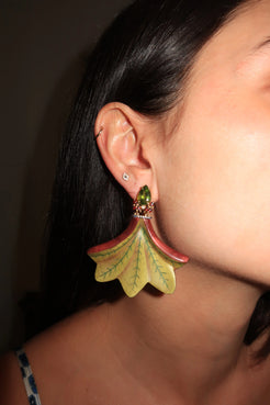 Marquetry Earrings with Dervish Design Marquetry Earrings with Dervish Design Silvia Furmanovich Silvia Furmanovich  Squash Blossom Vail