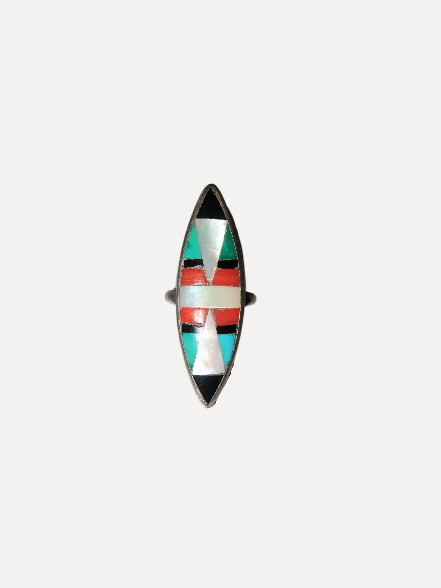 Marquis Inlay Ring Marquis Inlay Ring Native American Collection Native American Collection  Squash Blossom Vail