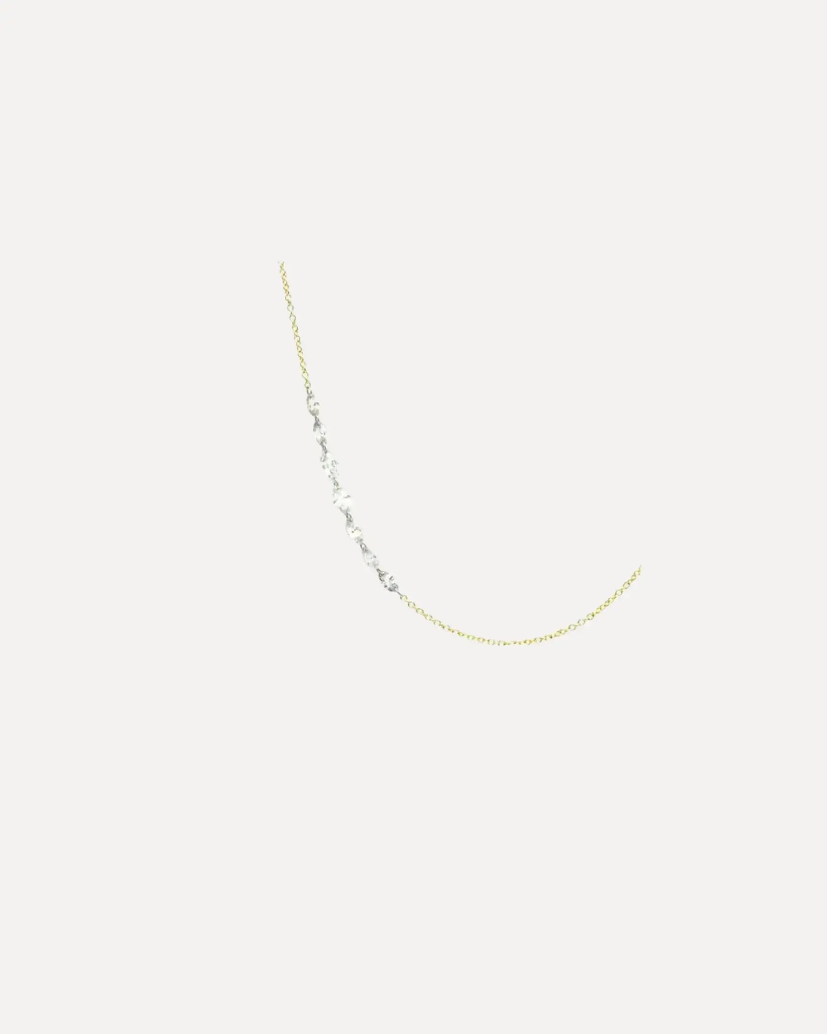 Marquise Cut Diamond Necklace Marquise Cut Diamond Necklace TAP TAP  Squash Blossom Vail