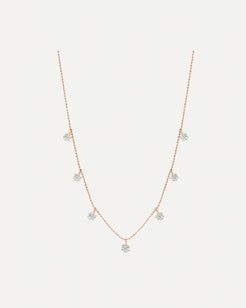Medium Floating Diamond Necklace Medium Floating Diamond Necklace Graziela Gems Graziela Gems  Squash Blossom Vail