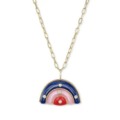 Brent Neale Medium Marianne Necklace on Ball Chain - Squash Blossom Vail