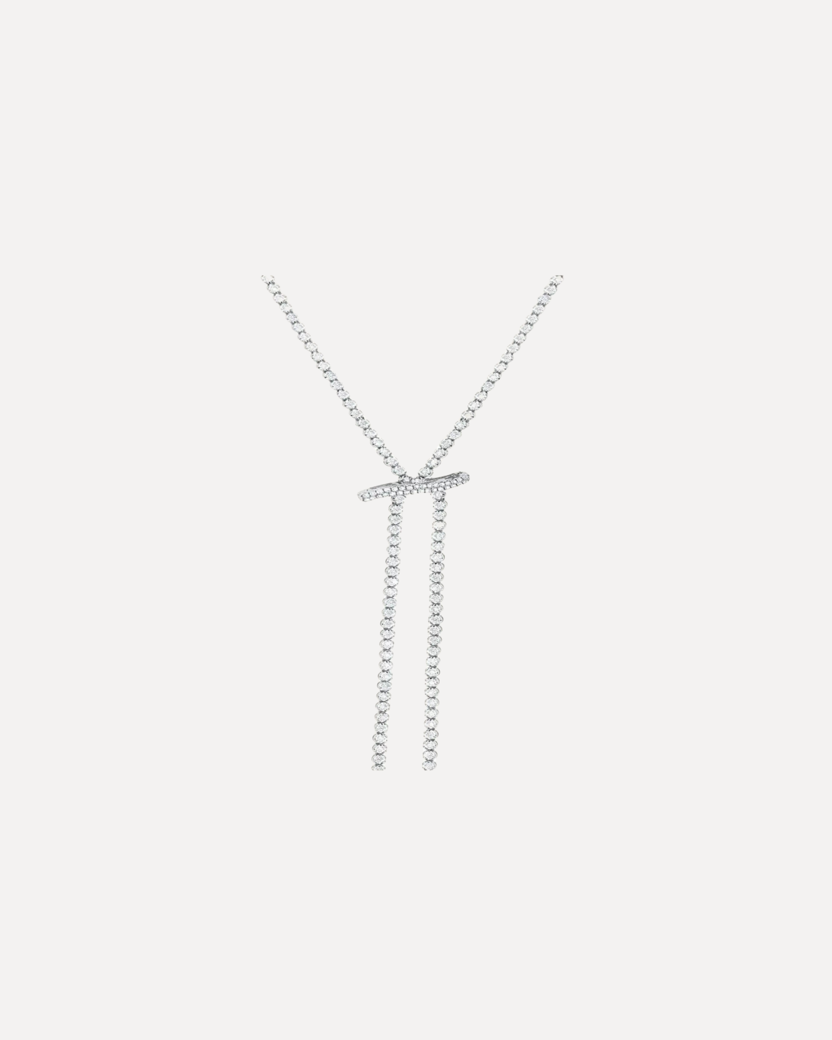 Mega Swirl Slide Lariat Necklace