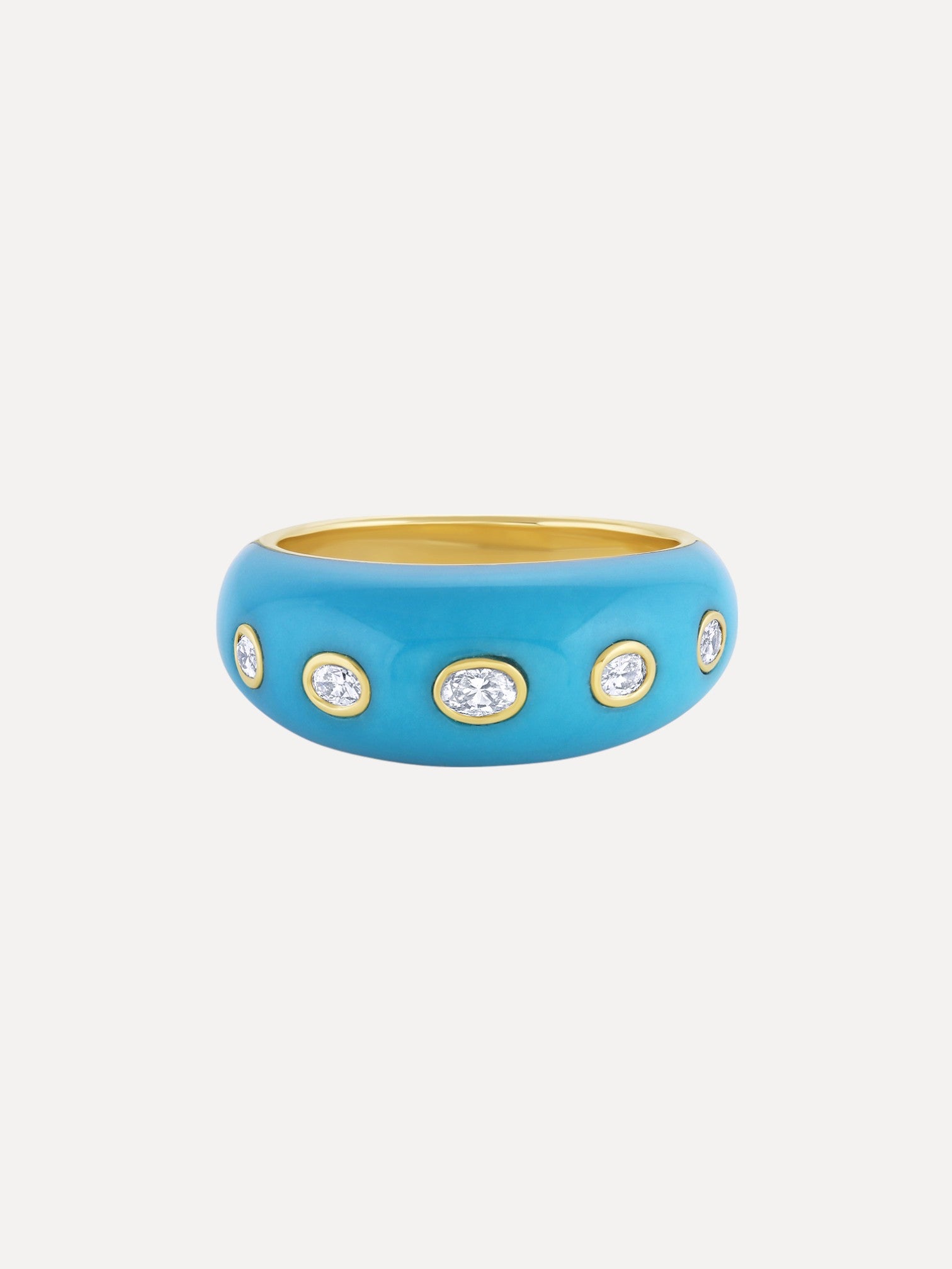 Midi Turquoise Diamond Ring