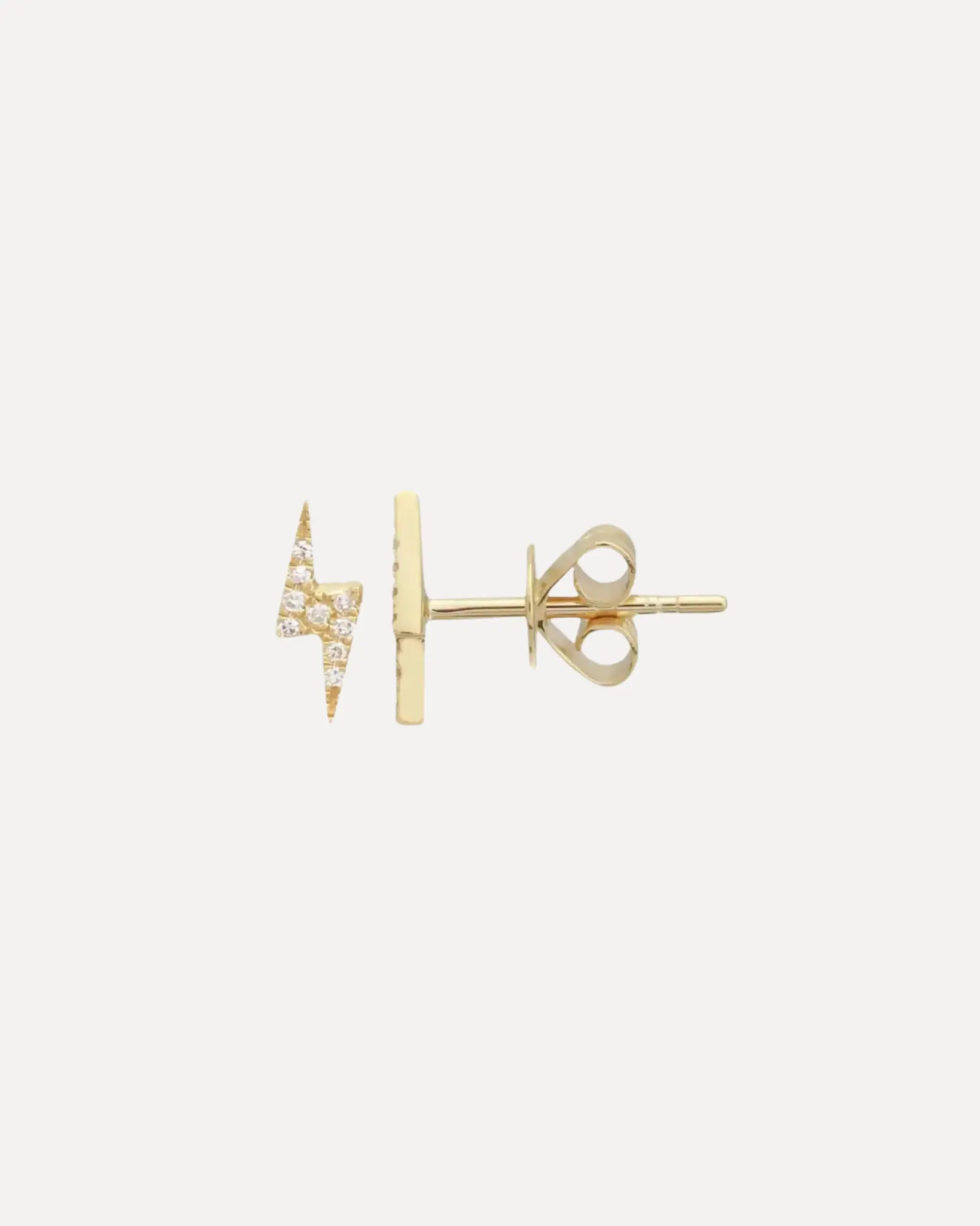 Mini Pave Lightning Bolt Stud Mini Pave Lightning Bolt Stud Squash Blossom Collection Squash Blossom Collection  Squash Blossom Vail