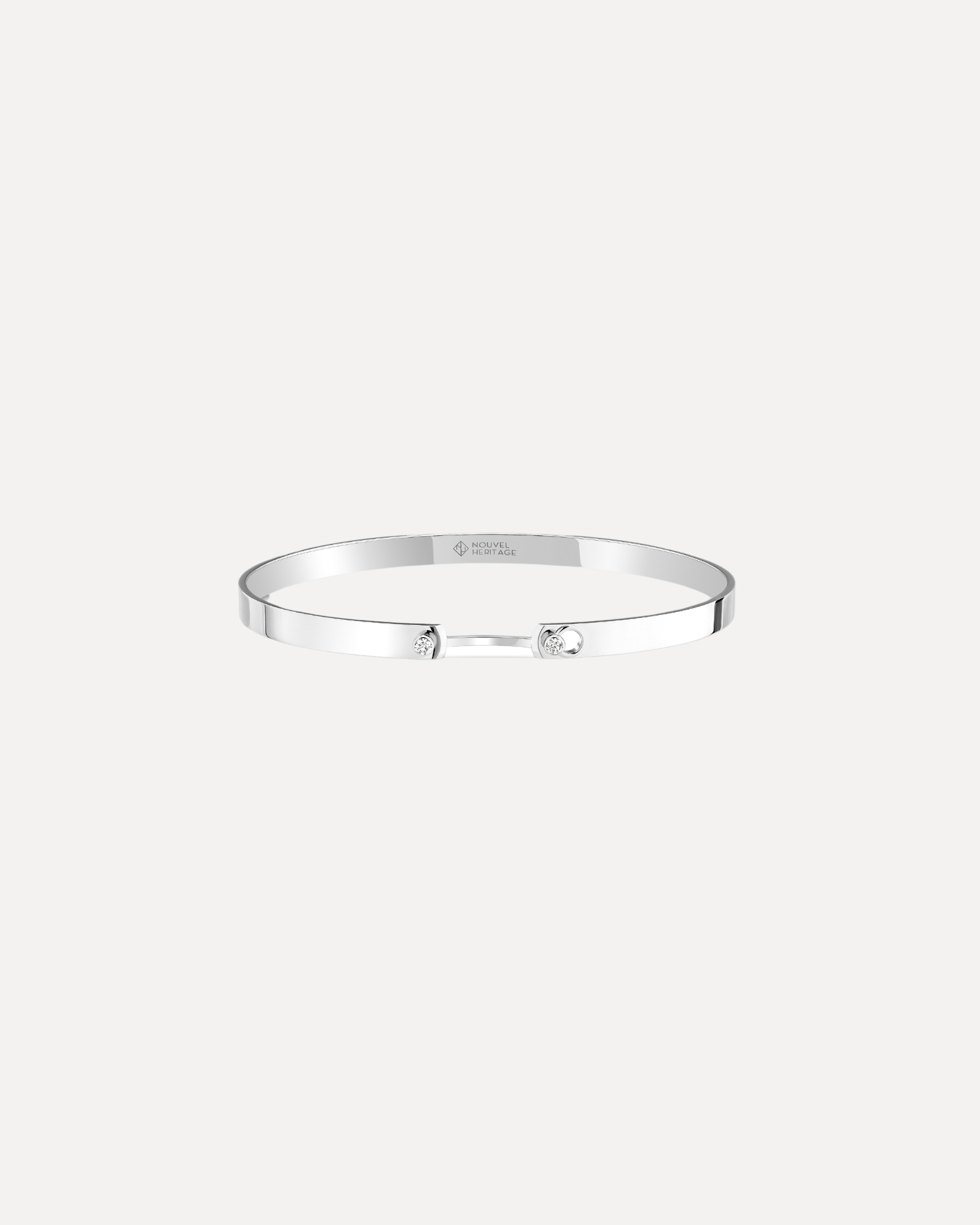 Monday Morning Bangle - White Gold