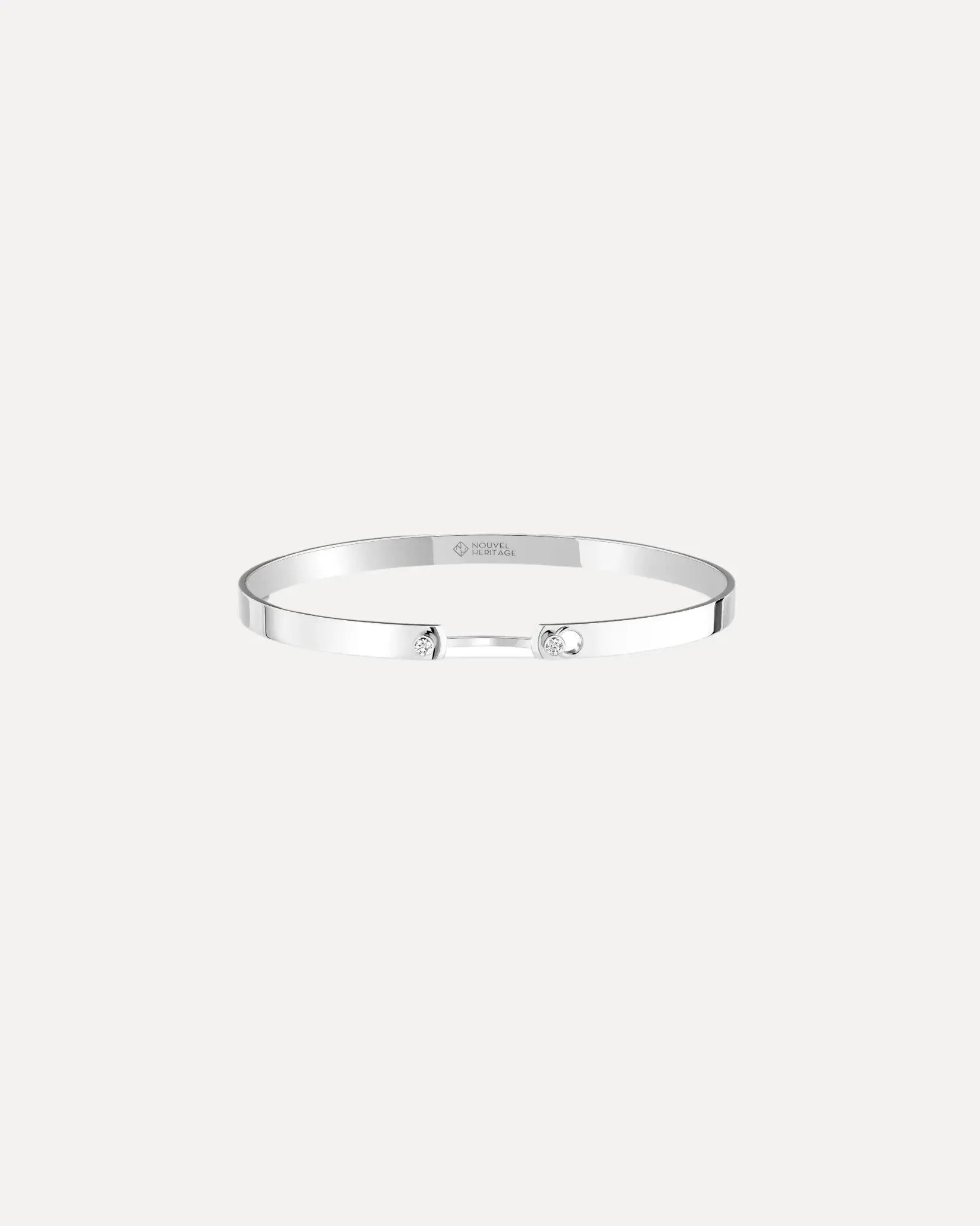 Monday Morning Bangle - White Gold Monday Morning Bangle - White Gold Nouvel Heritage Nouvel Heritage Default-Title Squash Blossom Vail