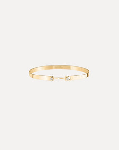 Monday Morning Bangle - Yellow Gold Monday Morning Bangle - Yellow Gold Nouvel Heritage Nouvel Heritage Default-Title Squash Blossom Vail
