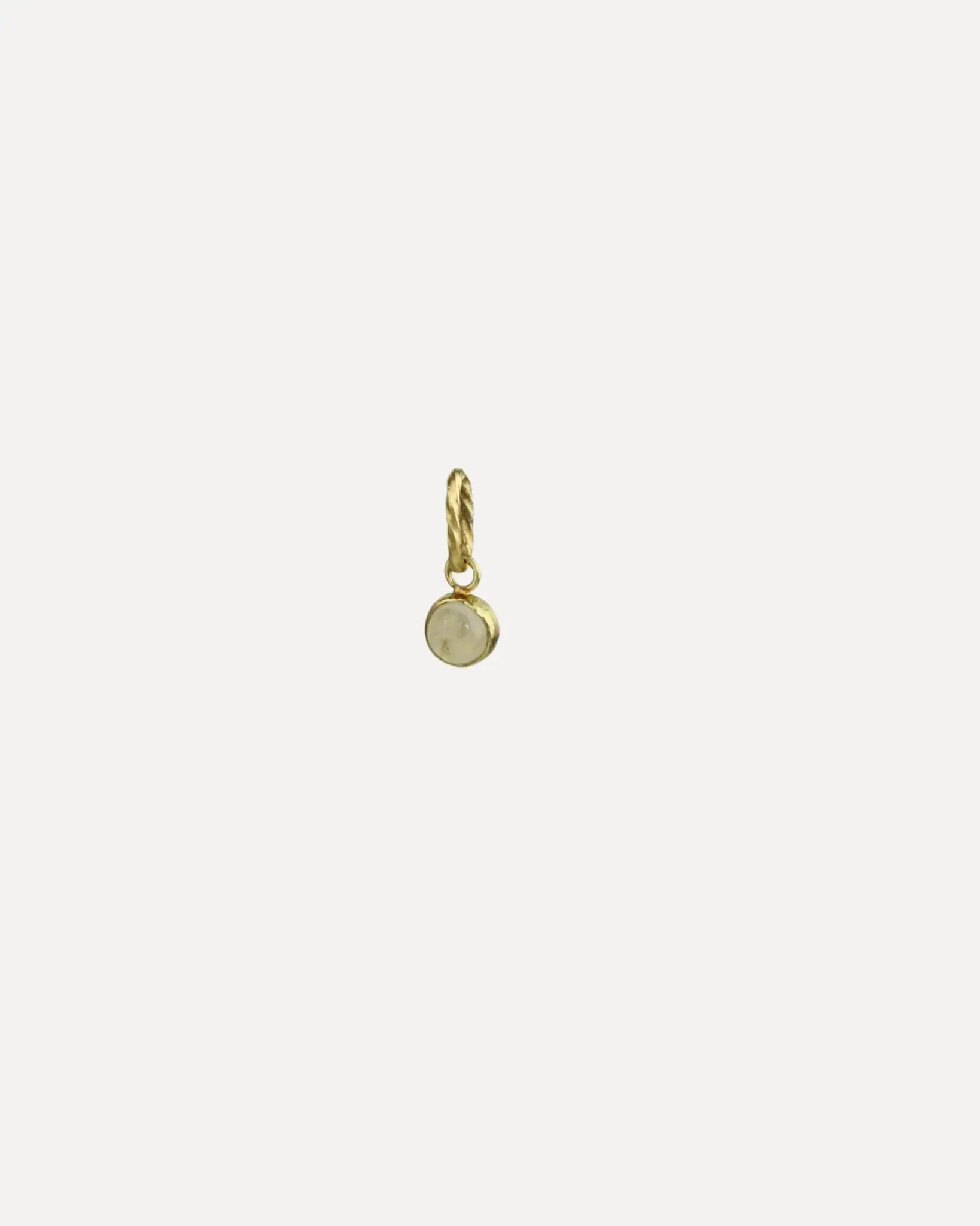 Moonstone 4mm Pendant Moonstone 4mm Pendant Sarah McGuire Studios Sarah McGuire Studios  Squash Blossom Vail