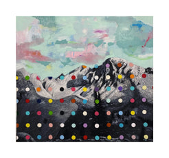 Mountain Dots Acrylic on Canvas Mountain Dots Acrylic on Canvas Squash Blossom Original Squash Blossom Original  Squash Blossom Vail