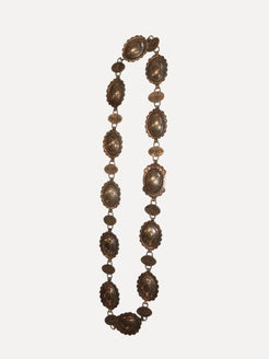 Multi-shape all Silver belt Multi-shape all Silver belt Native American Collection Native American Collection  Squash Blossom Vail