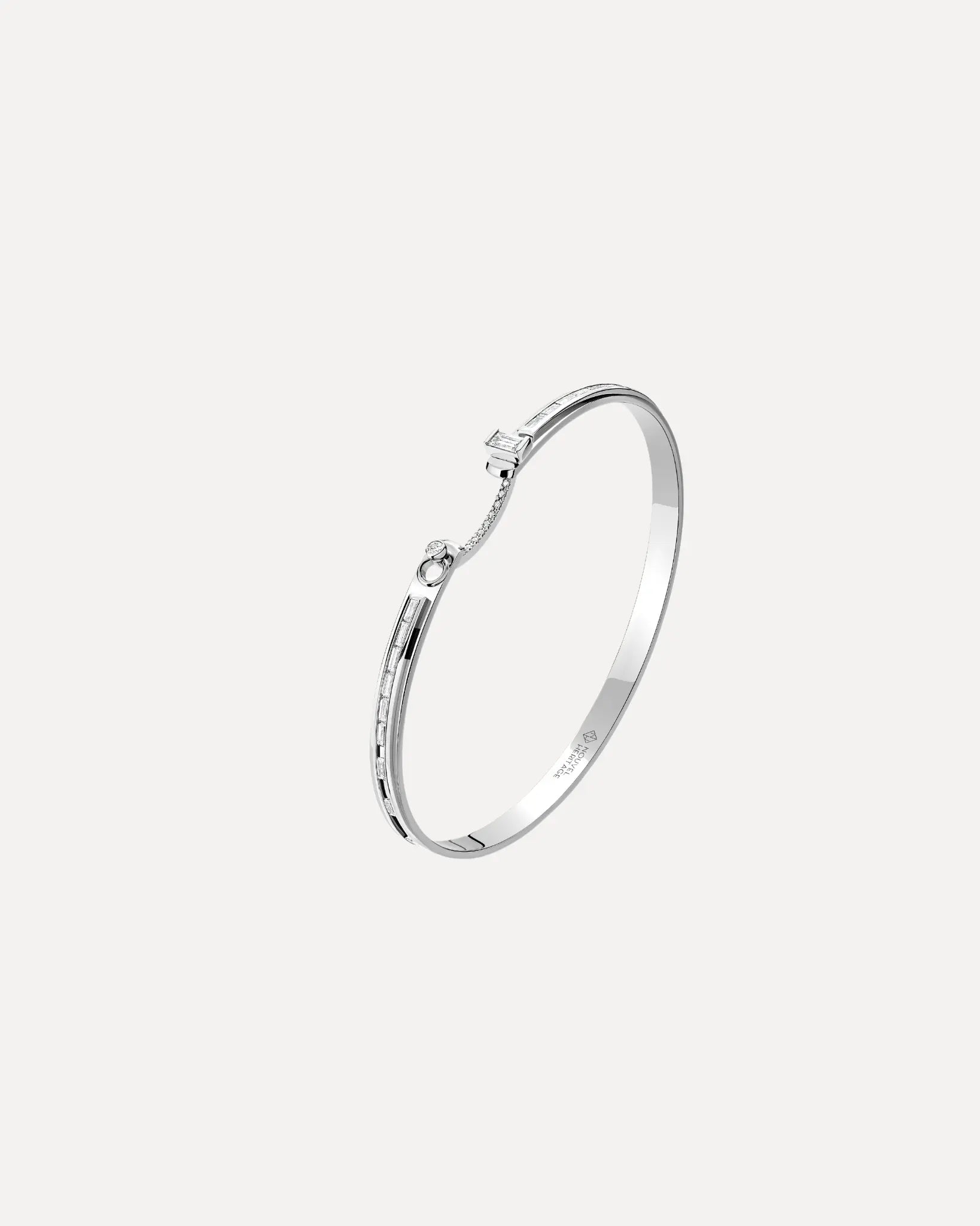 My Best Friend's Wedding Bangle - White Gold My Best Friend's Wedding Bangle - White Gold Nouvel Heritage Nouvel Heritage  Squash Blossom Vail