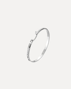 My Best Friend's Wedding Bangle - White Gold My Best Friend's Wedding Bangle - White Gold Nouvel Heritage Nouvel Heritage  Squash Blossom Vail