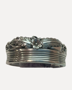 Native American Sterling Silver Cuff Native American Sterling Silver Cuff Native American Collection Native American Collection  Squash Blossom Vail