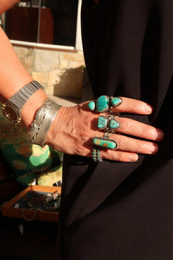 Native American Sterling Silver Cuff Native American Sterling Silver Cuff Native American Collection Native American Collection  Squash Blossom Vail