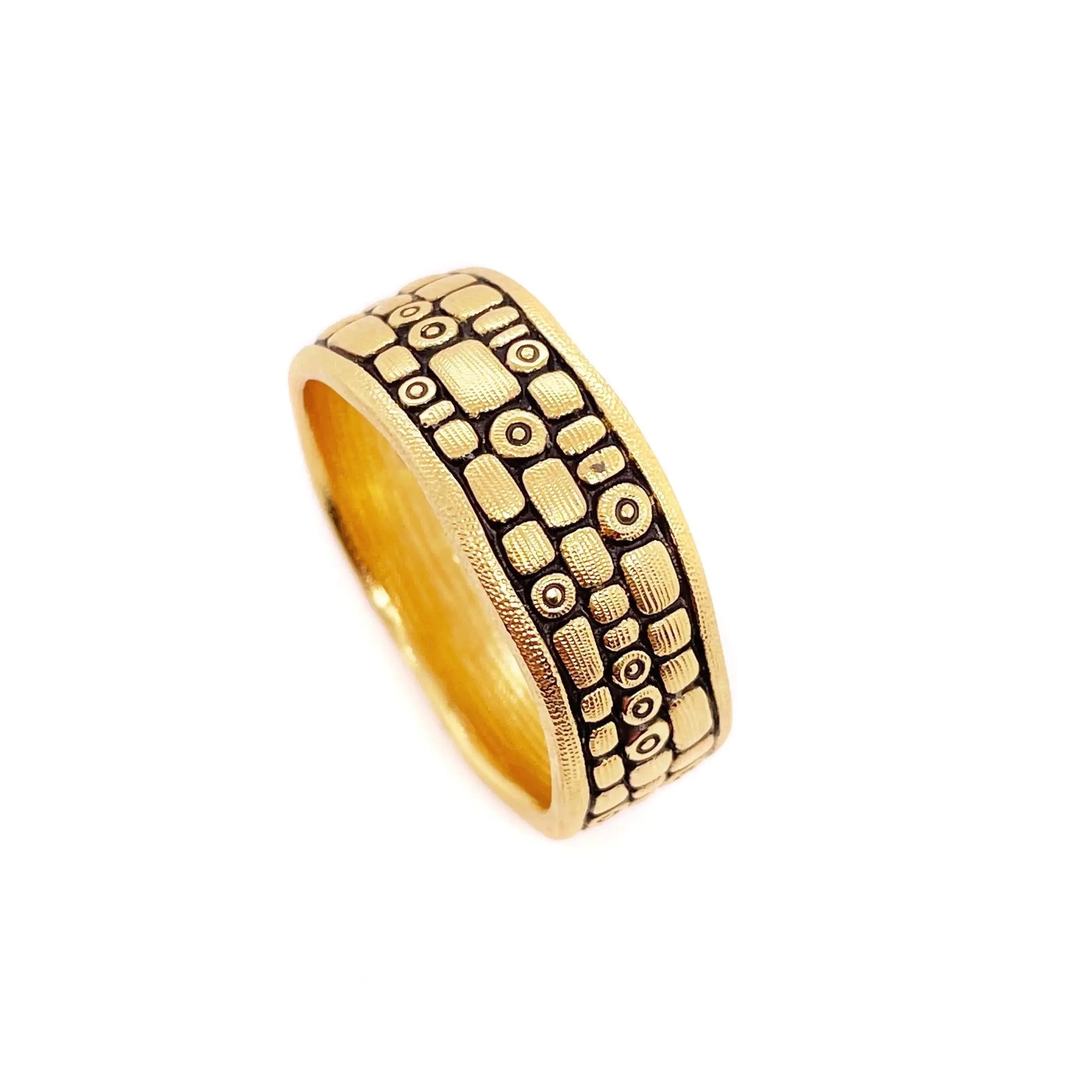 18k "Old Bridge" band Alex Sepkus