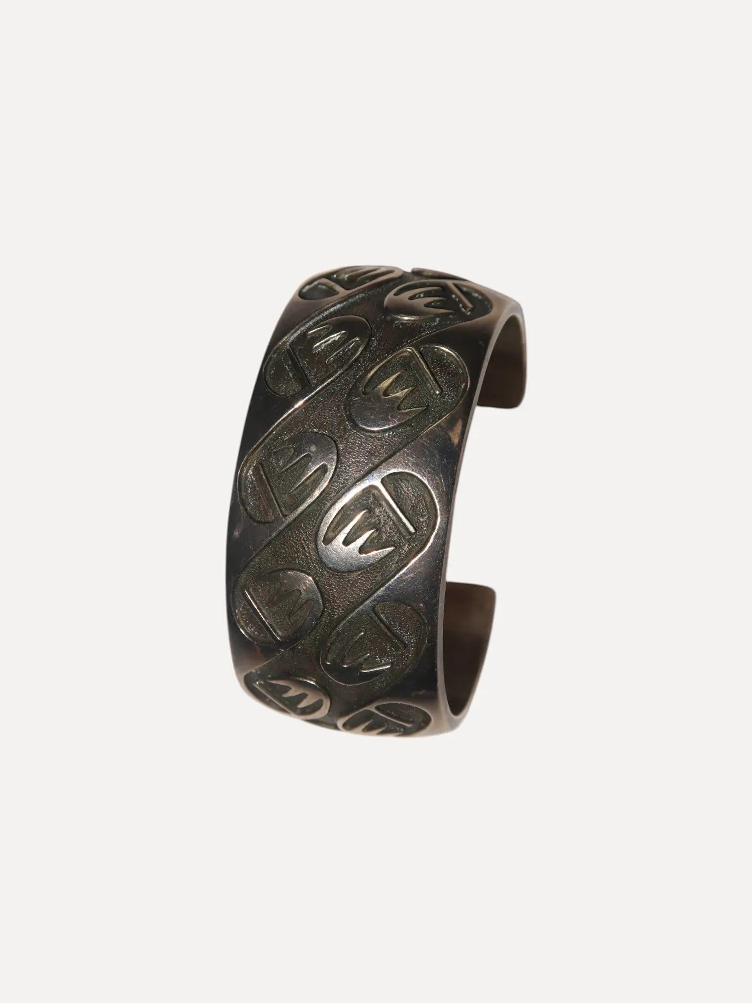 Old Hopi Cuff with domed top Old Hopi Cuff with domed top Native American Collection Native American Collection  Squash Blossom Vail