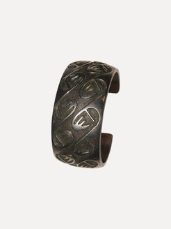 Old Hopi Cuff with domed top Old Hopi Cuff with domed top Native American Collection Native American Collection  Squash Blossom Vail