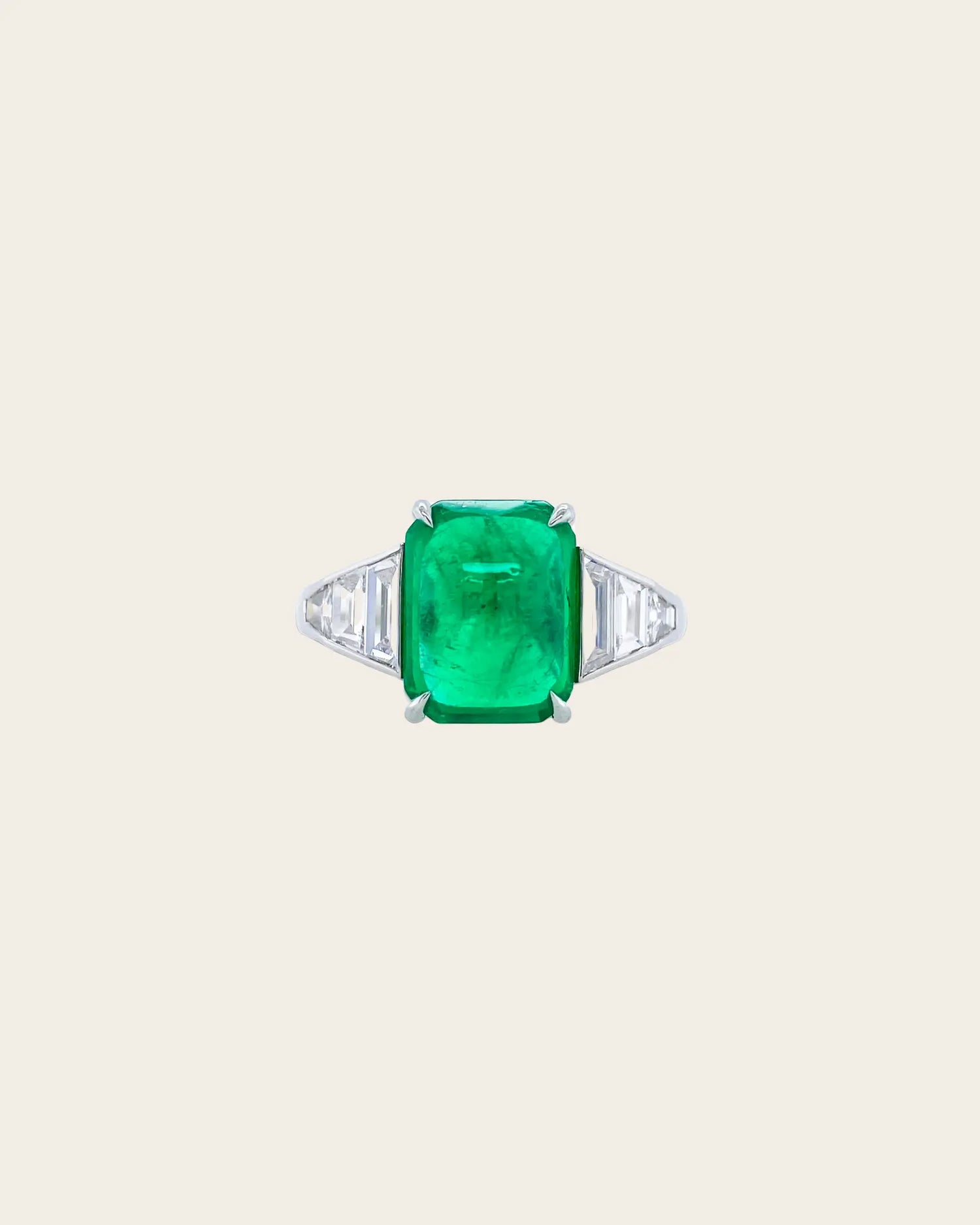One of a Kind Colombian Emerald Ring One of a Kind Colombian Emerald Ring Bayco Bayco  Squash Blossom Vail