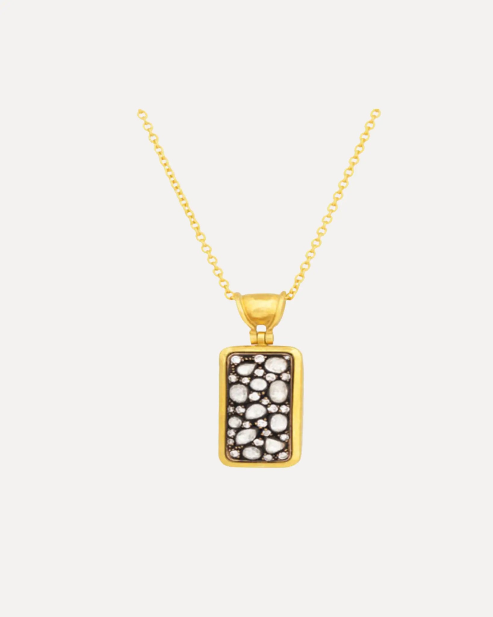 One of a Kind Diamond Pendant One of a Kind Diamond Pendant Gurhan Gurhan  Squash Blossom Vail