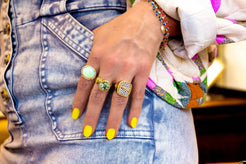 Irene Neuwirth One-of-a-kind opal and diamond ring - Squash Blossom Vail