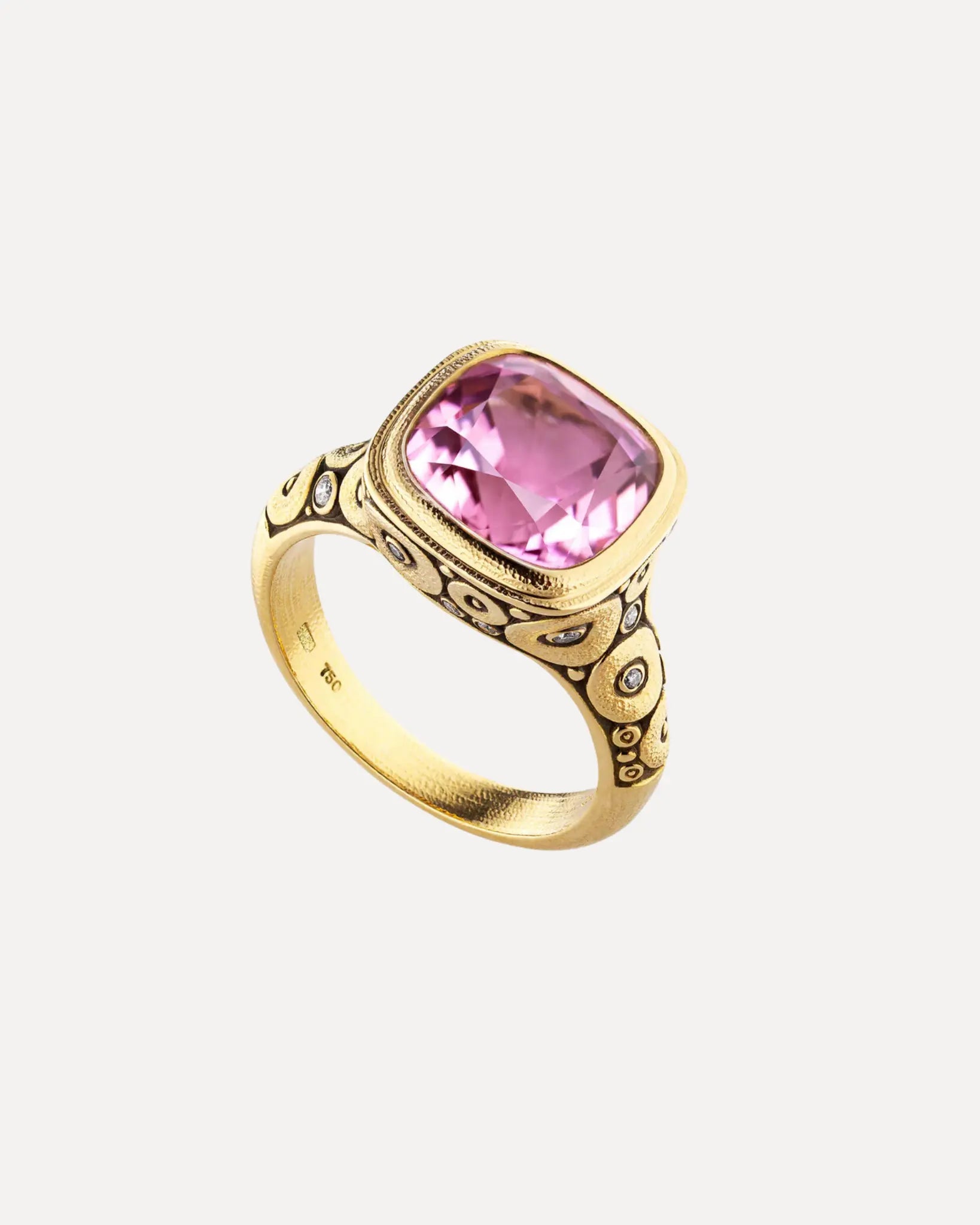 One of a Kind Pink Tourmaline Ring One of a Kind Pink Tourmaline Ring Alex Sepkus Alex Sepkus  Squash Blossom Vail