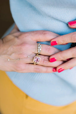 One of a Kind Pink Tourmaline Ring One of a Kind Pink Tourmaline Ring Alex Sepkus Alex Sepkus  Squash Blossom Vail