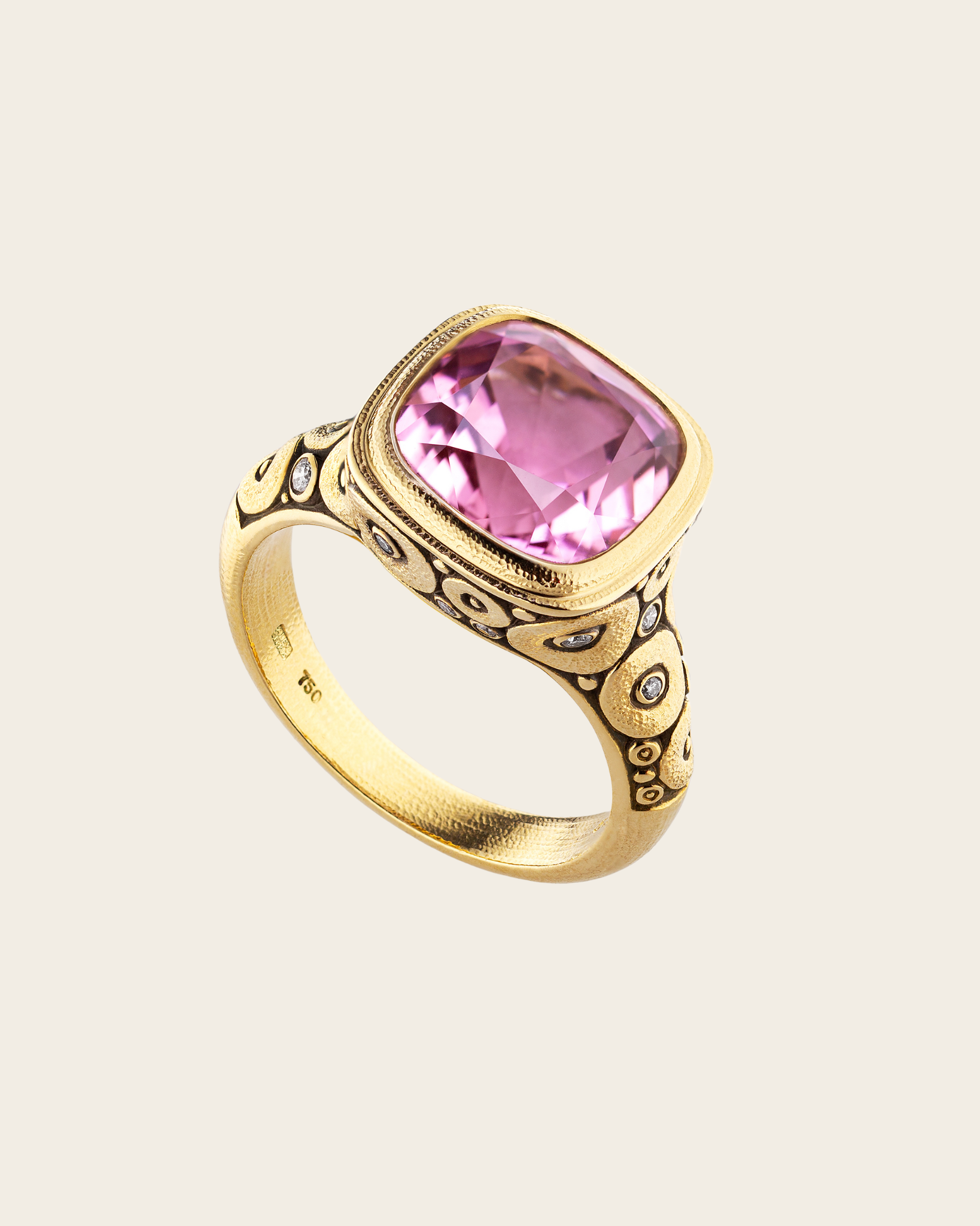 One of a Kind Pink Tourmaline Ring