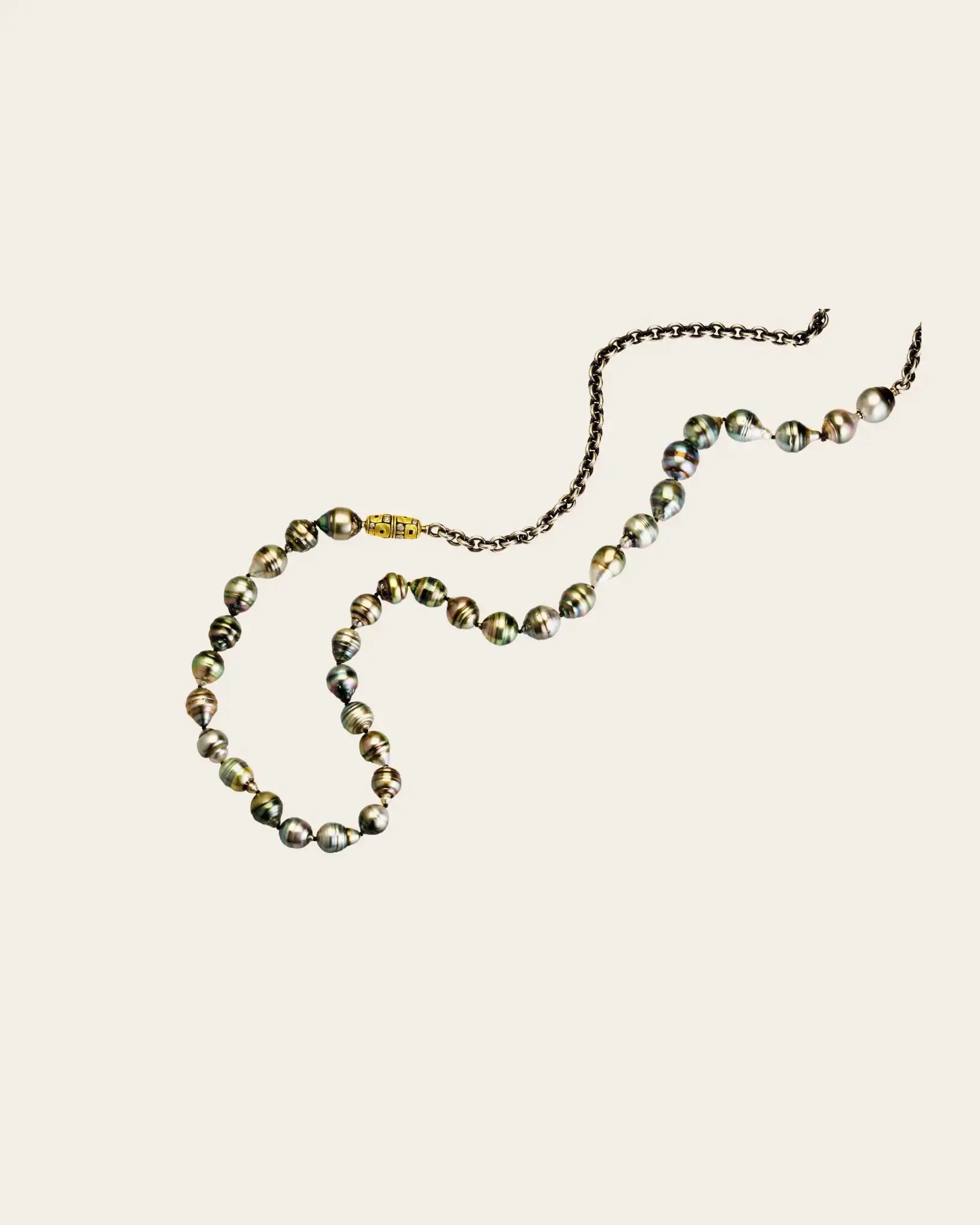 One of a Kind Tahitian Circle Pearl Beads One of a Kind Tahitian Circle Pearl Beads Alex Sepkus Alex Sepkus  Squash Blossom Vail