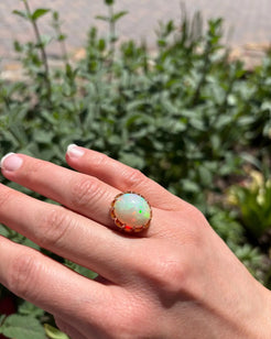 One of a kind Opal Ring One of a kind Opal Ring Vintage at the Squash Blossom Vintage at the Squash Blossom  Squash Blossom Vail
