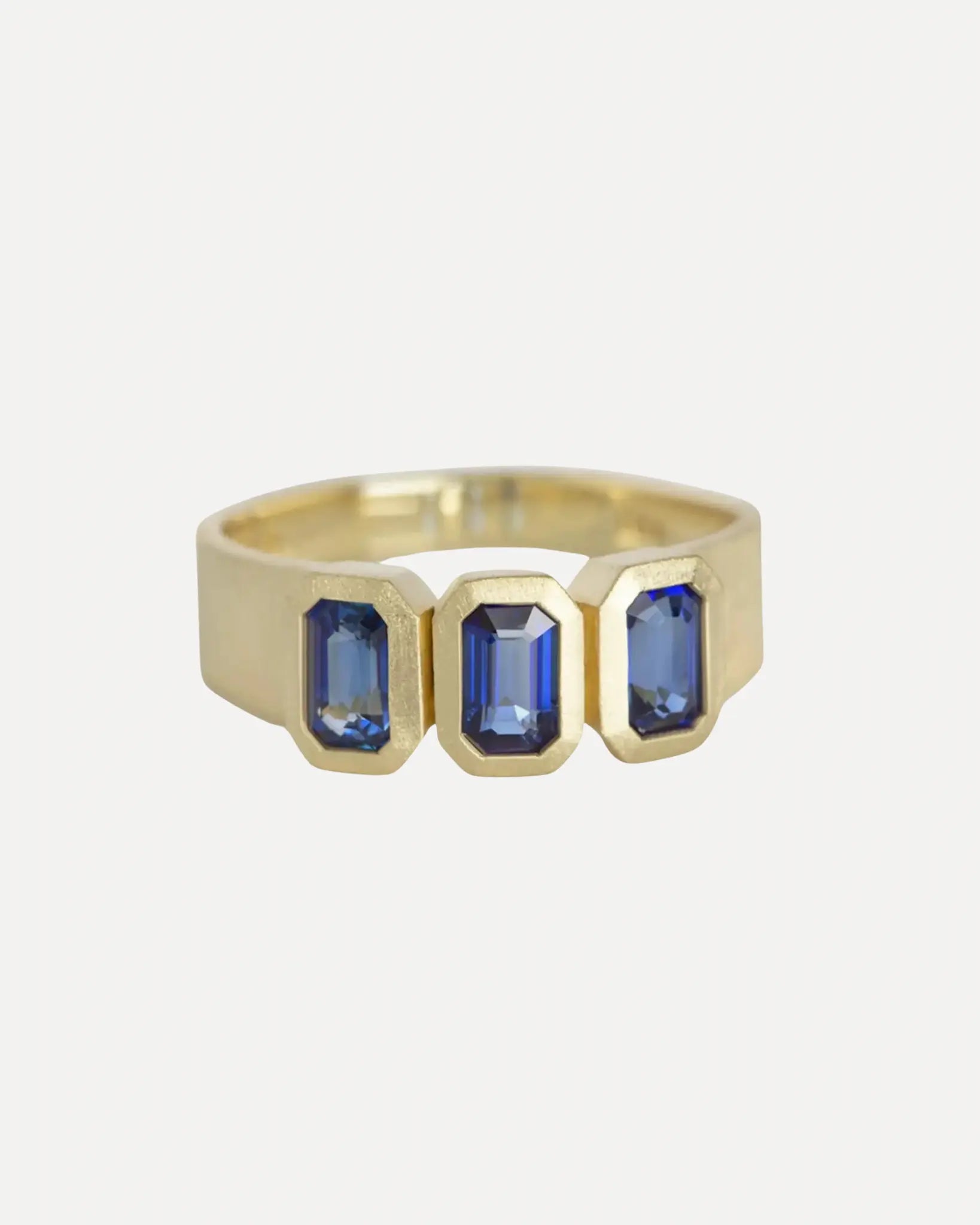 One-of-a-kind blue sapphire ring One-of-a-kind blue sapphire ring Elizabeth Street Elizabeth Street  Squash Blossom Vail