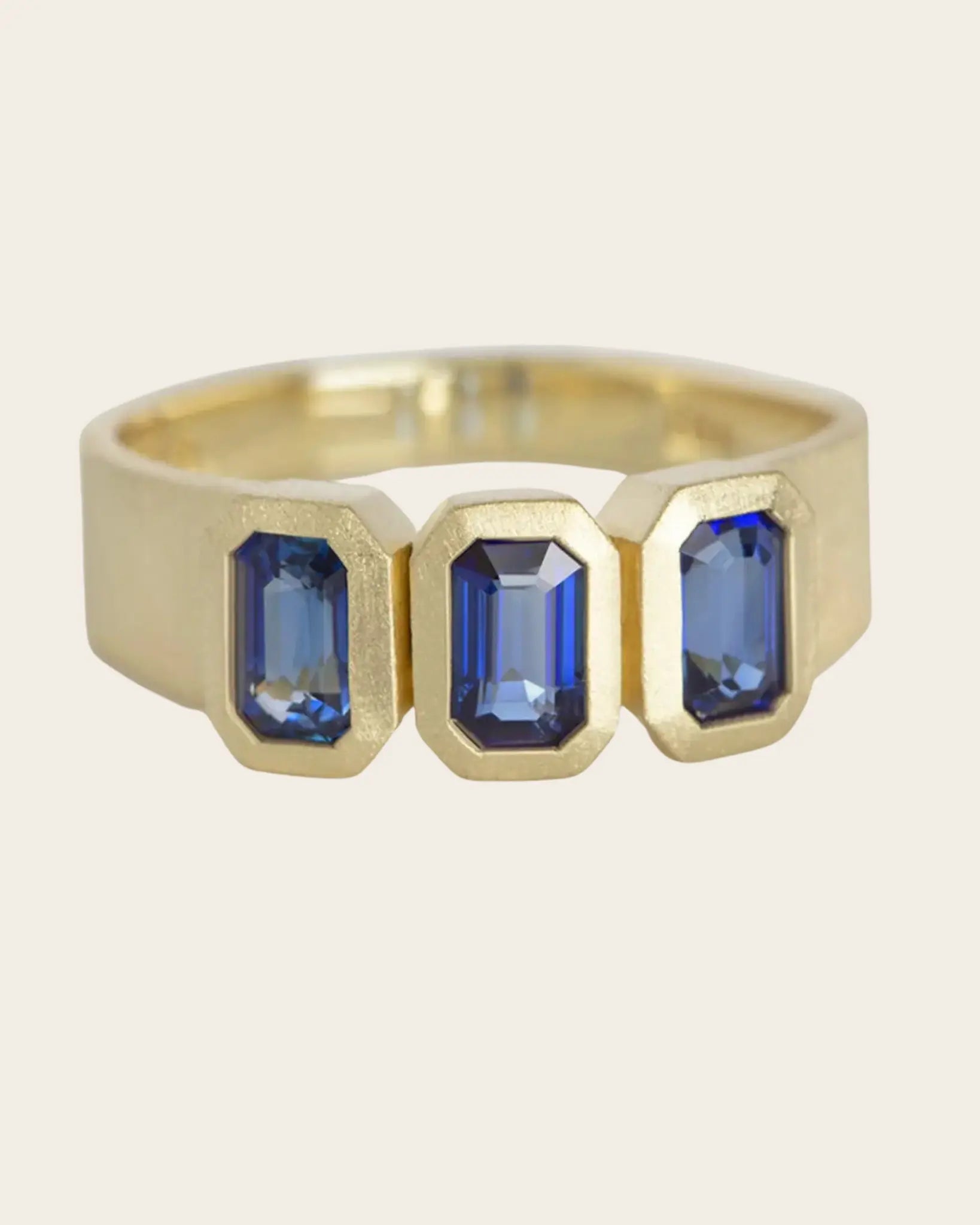 One-of-a-kind blue sapphire ring One-of-a-kind blue sapphire ring Elizabeth Street Elizabeth Street  Squash Blossom Vail