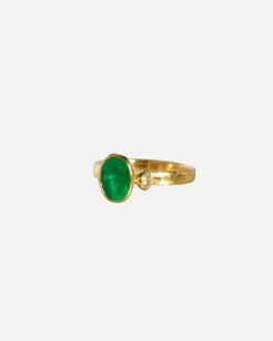 One-of-a-kind emerald ring One-of-a-kind emerald ring Gurhan Gurhan  Squash Blossom Vail