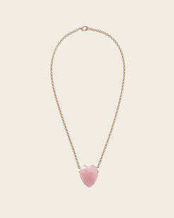 One of a kind pink opal heart neckalce One of a kind pink opal heart neckalce Irene Neuwirth Irene Neuwirth  Squash Blossom Vail
