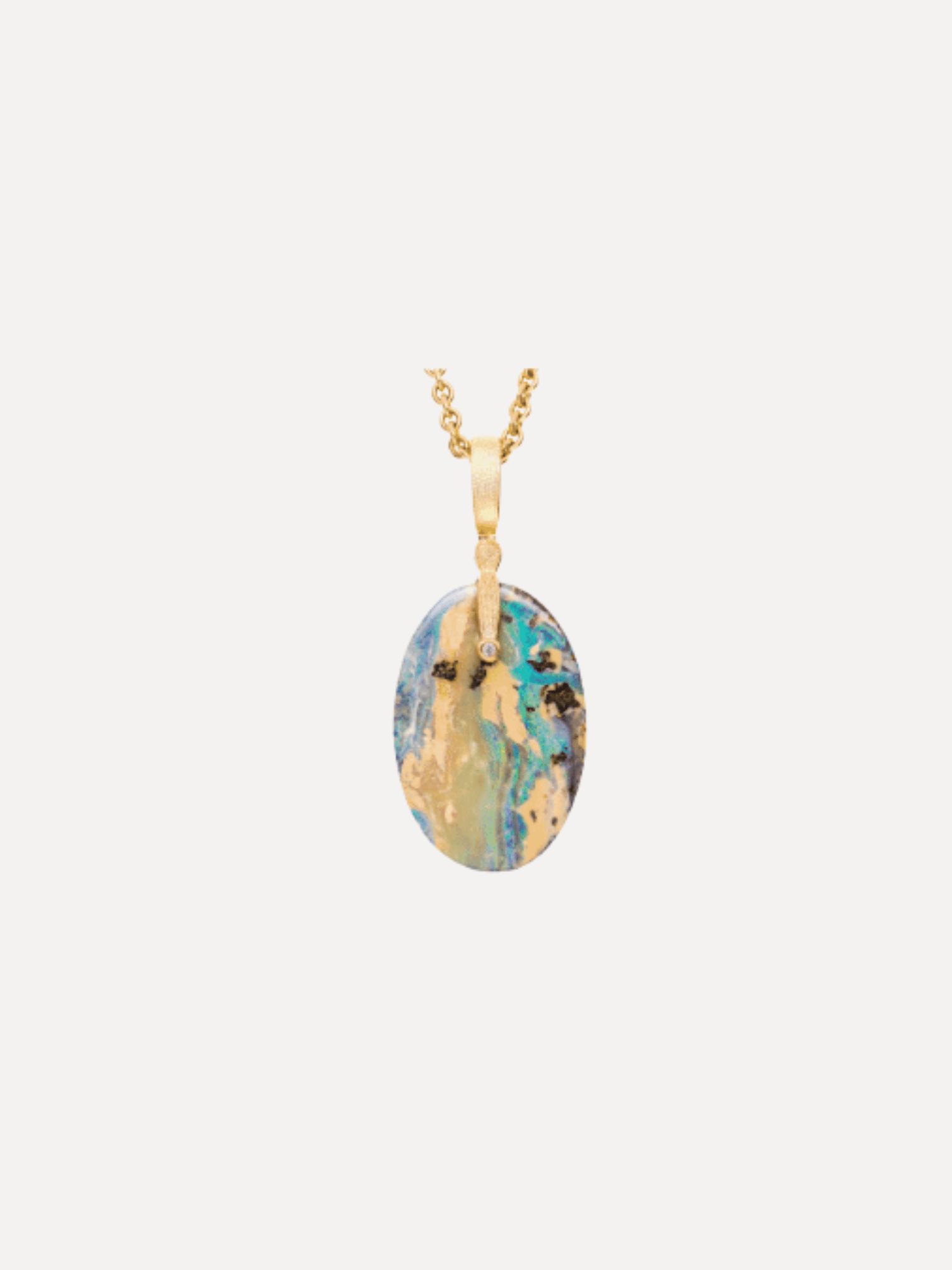 Boulder Opal "Sticks and Stones" Pendant
