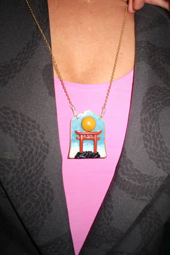 Onyx Plate Necklace Onyx Plate Necklace Silvia Furmanovich Silvia Furmanovich  Squash Blossom Vail