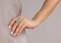 Opal Ring Opal Ring Gurhan Gurhan  Squash Blossom Vail