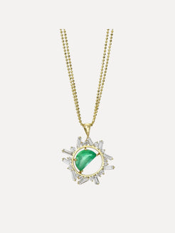 Open Circle Emerald Necklace Open Circle Emerald Necklace Meredith Young Meredith Young  Squash Blossom Vail