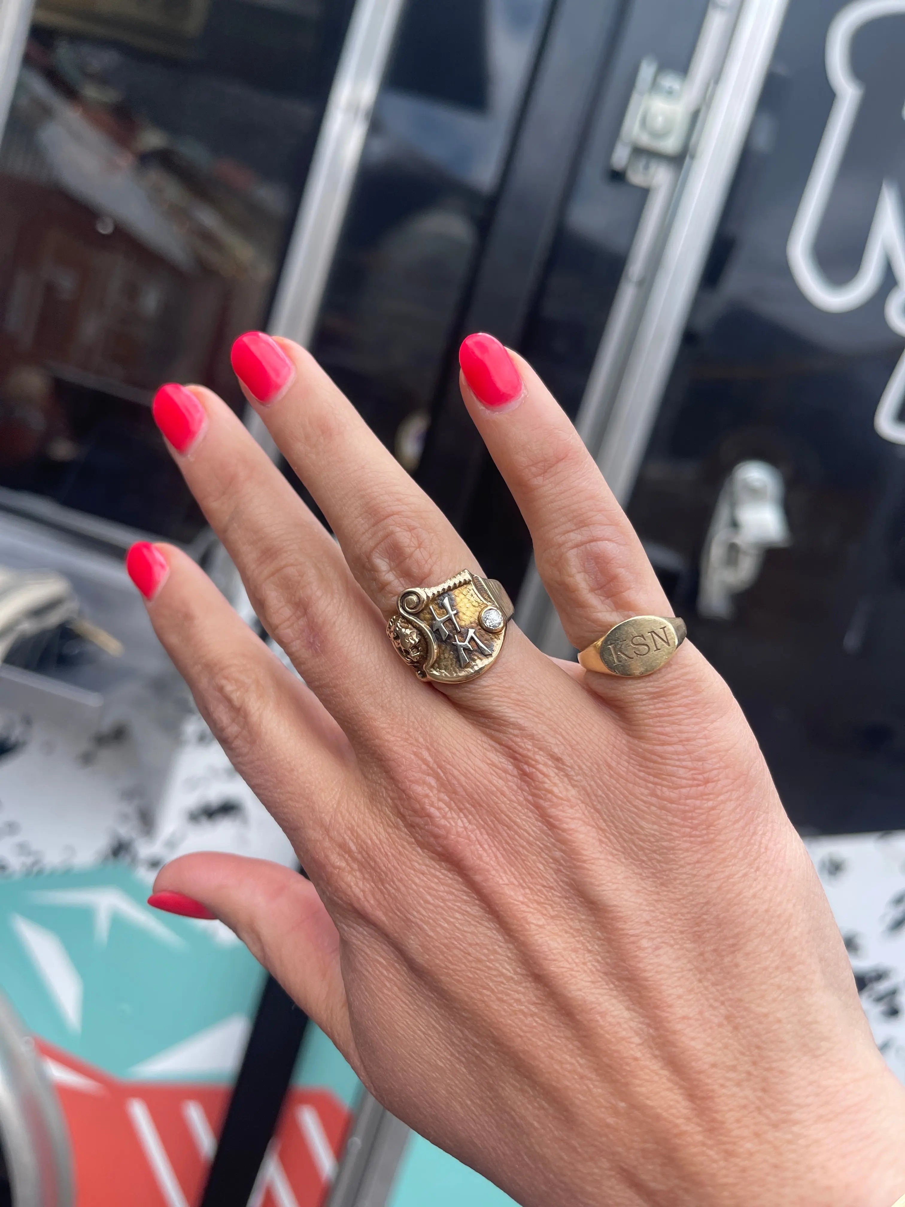Oval Signet Ring - Squash Blossom Vail