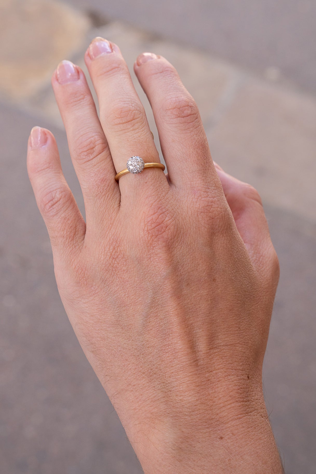PETITE DIAMOND GUMBALL RING PETITE DIAMOND GUMBALL RING Irene Neuwirth 